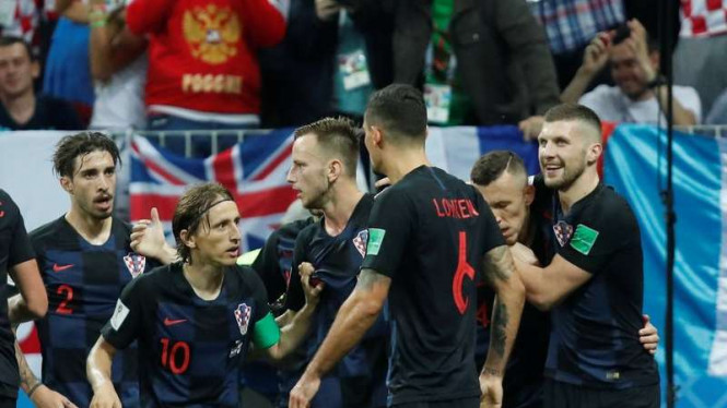 Dramatis, Gol Telat Mandzukic Bawa Kroasia ke Final Piala Dunia