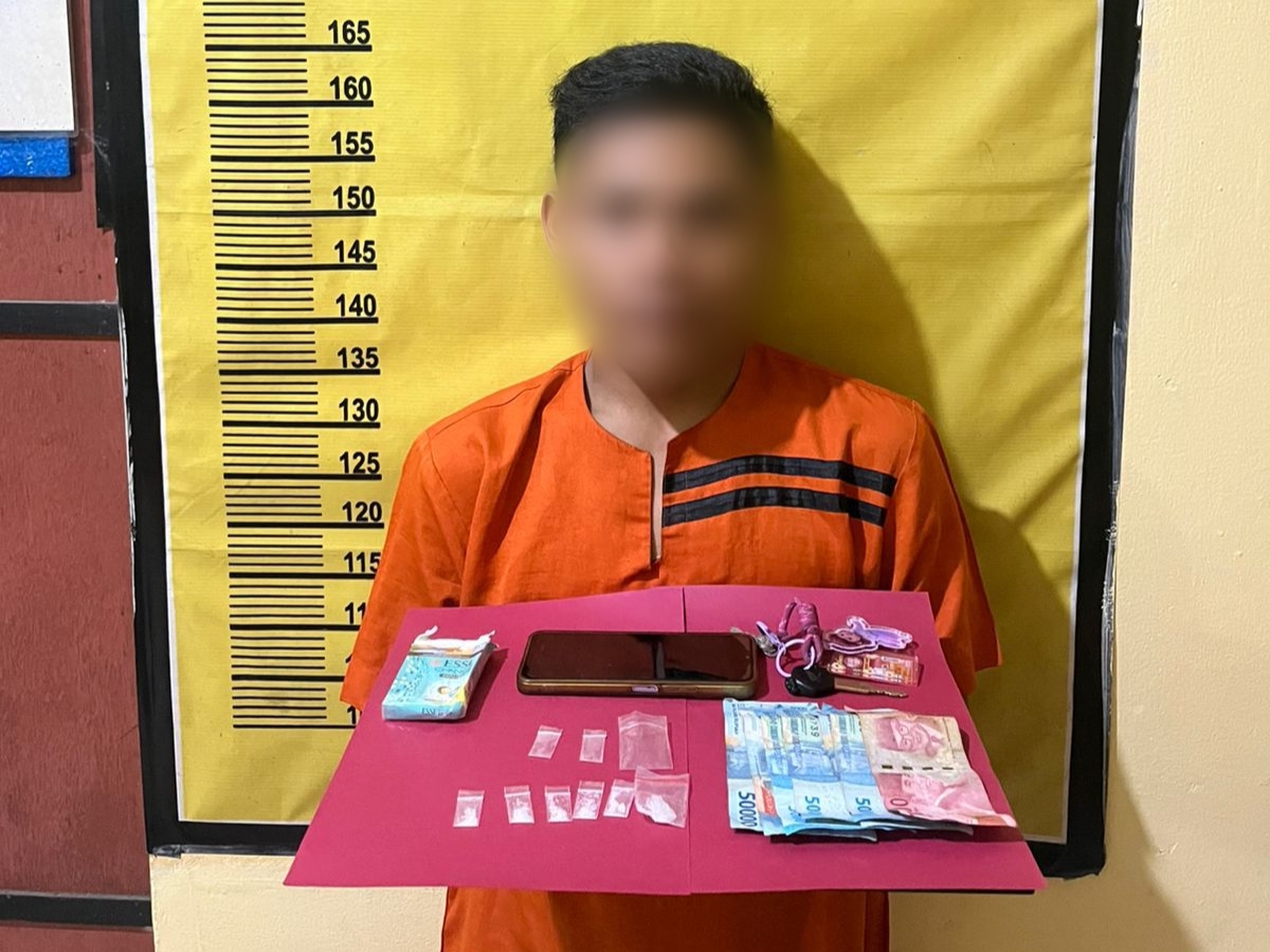 Simpan Lima Paket Sabu dalam Kotak Rokok, Pemuda di Inhu Diciduk Polisi