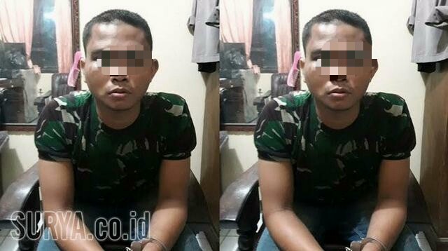 Tipu Pemilik Kontrakan, Tentara Gadungan Ditangkap di Panti Pijat