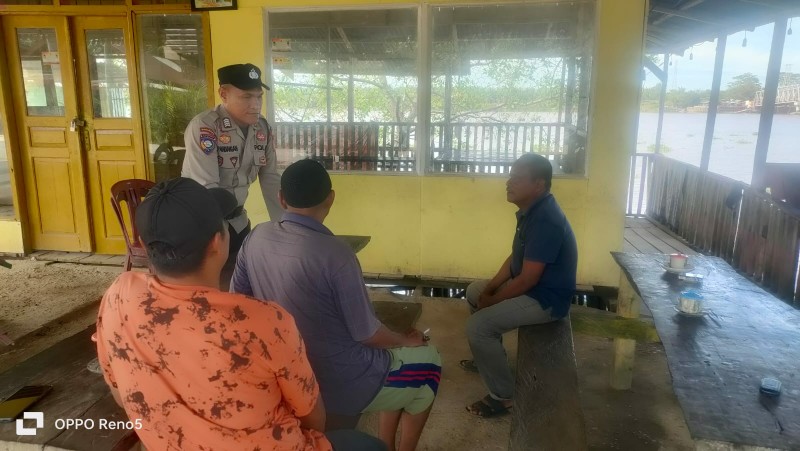 Kanit Binmas Polsek Rimba Melintang Gelar Cooling System Tangkal Hoaks Jelang Pilkada