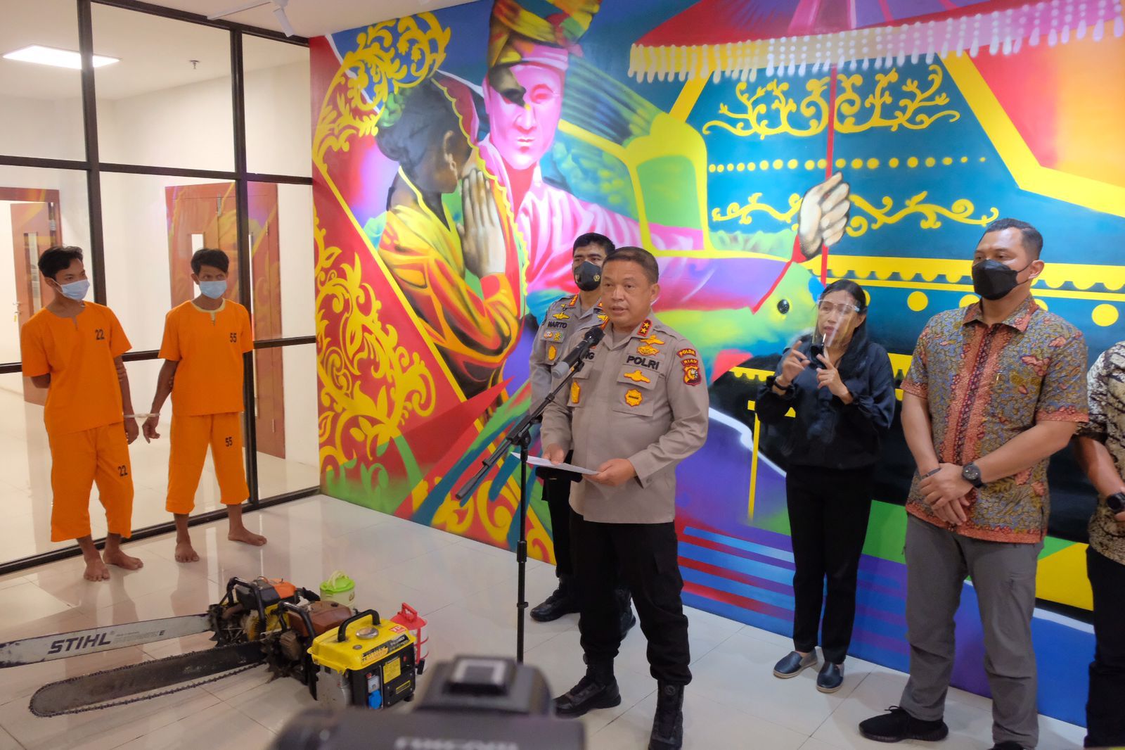 Polda Riau Amankan Ribuan Kubik Kayu Hasil Ilegal Logging, Kapolda: Hutan Kita Harus Diselamatkan