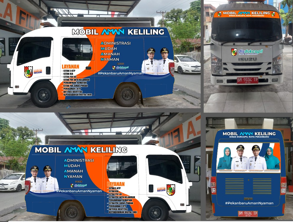 Permudah Layanan Adminduk, Besok Wako Pekanbaru Launching Mobil AMAN