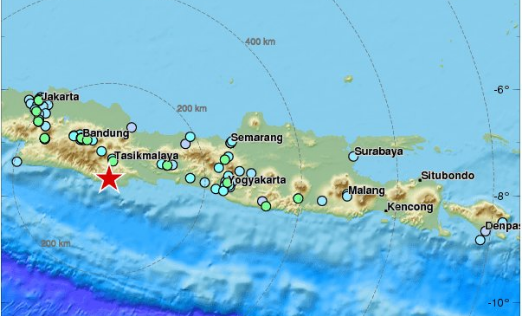Ternyata Ada Dua Gempa, di Tasikmalaya dan Sukabumi!
