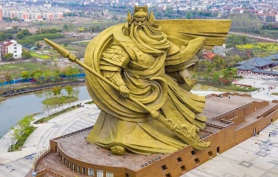 Patung Dewa Perang Tiongkok Ditolak Warga Lokal