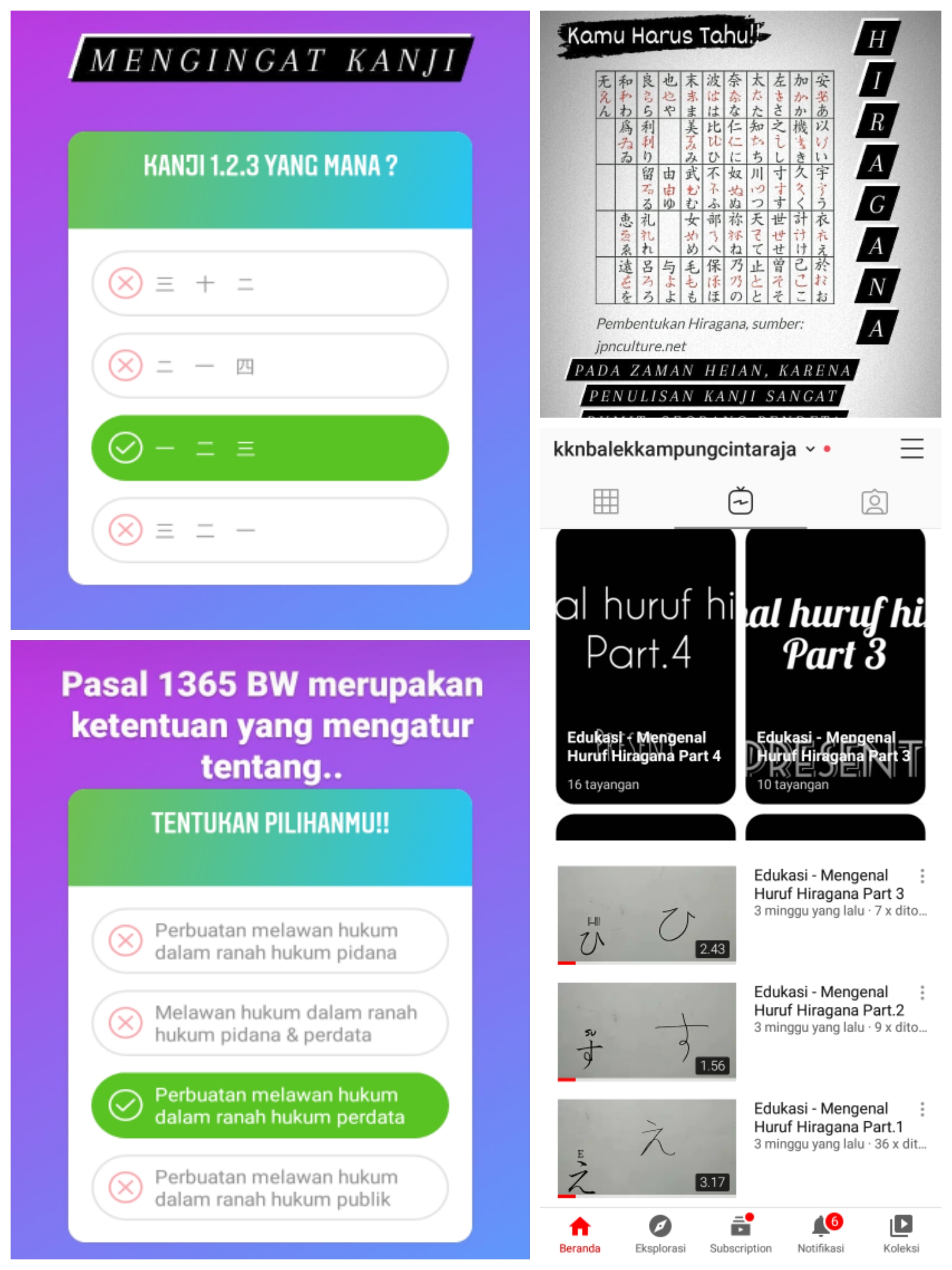 Tim Pengabdian Kukerta UNRI Kelurahan Cinta Raja Berbagi Pengetahuan Umum di Sosial Media