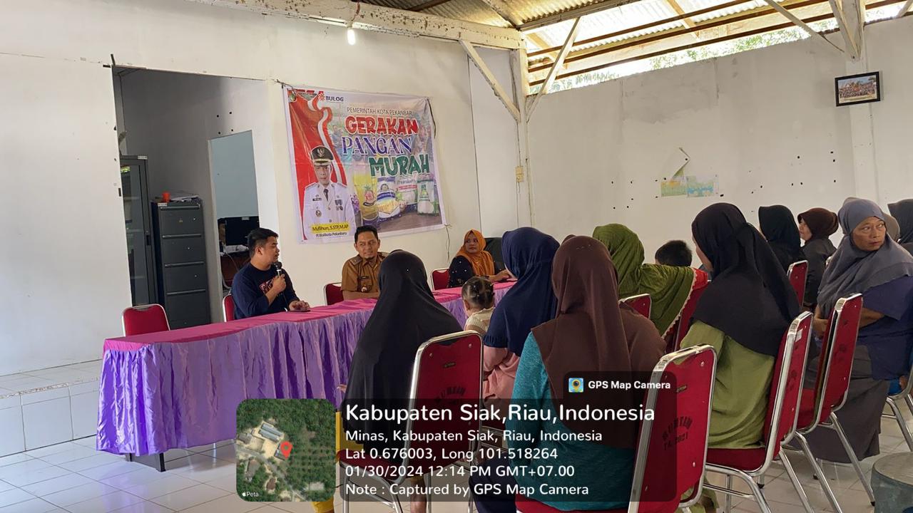 Kendalikan Inflasi, Disperindag Pekanbaru Gelar Pasar Murah di Rumbai Timur