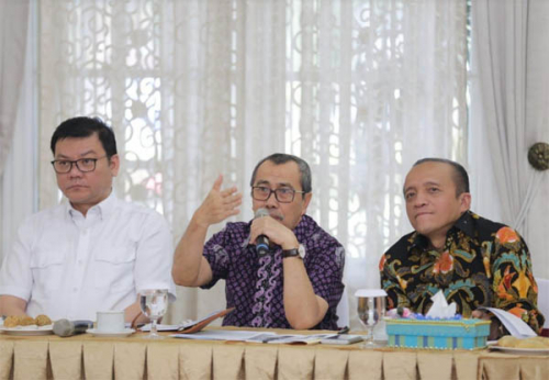 Gubernur Riau Sambut Baik Ide Sekjen KLHK Bentuk Tapak KPH