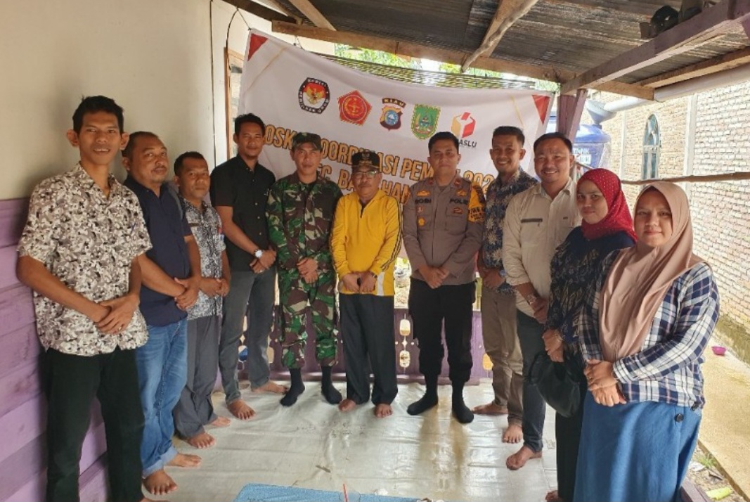 Polsek Batu Hampar Rohil Dirikan Posko Koordinasi Bersama Pemilu