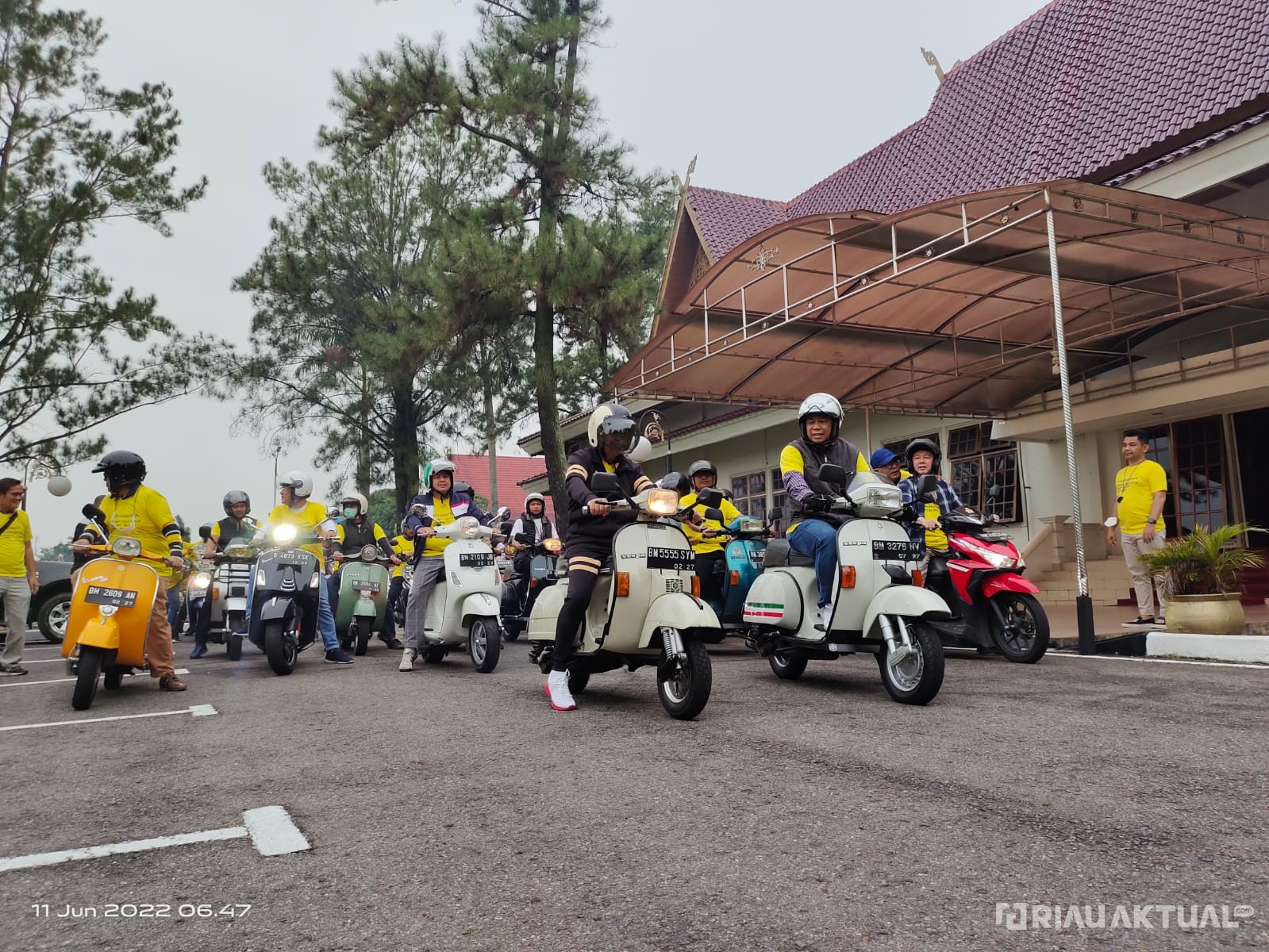 Gubernur Riau Gelar Morning Riding Bersama Insan Pers