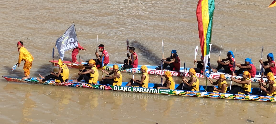 Meriahkan Festival Pacu Jalur 2022, Diskominfotik Riau Terjunkan Jalur Olang Barantai