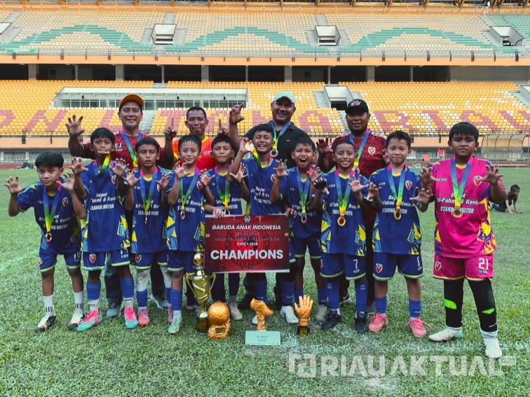 Garuda Junior Pekanbaru Juara Zona Riau, Tim KU 12 Lolos ke Nasional
