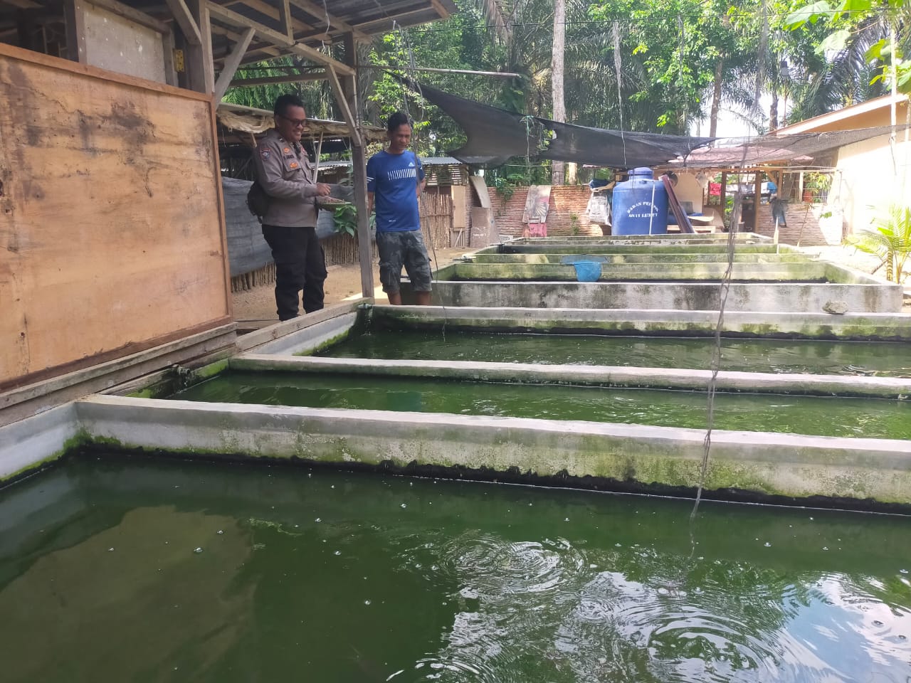 Polsek Bangko Gelar Pembinaan Ketahanan Pangan ke Tengah Masyarakat