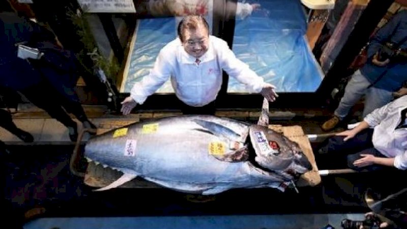 Karena Takut Penyebaran COVID-19, Seekor Tuna Dijual Murah Rp2,8 Miliar dalam Lelang di Tokyo