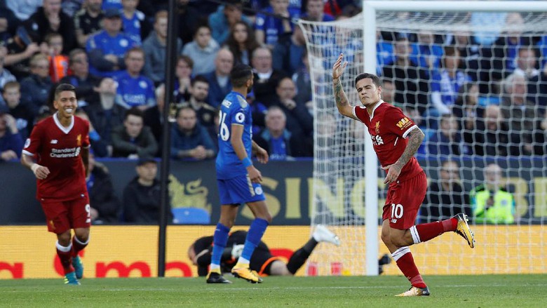 Liverpool Menang 3-2 atas Leicester