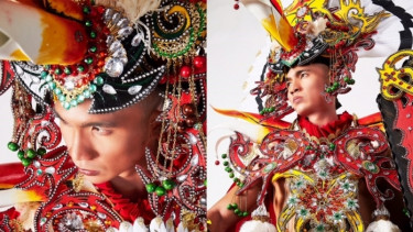 Gagahnya Kostum Indonesia di Mister International 2018