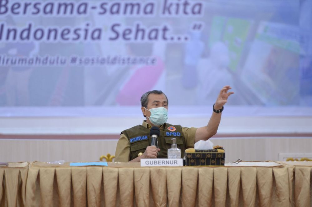 Ini kata Gubernur Riau Soal Karhutla Yang Terjadi di Rohul dan Rohil