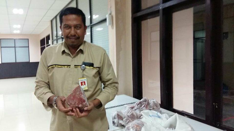 Bulog Riau Impor Daging Kerbau Beku dari India