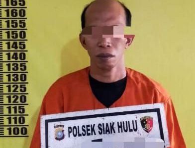 Polisi Tangkap Pria di Siak Hulu, Cabuli Anak Tiri Sejak SD hingga SMP