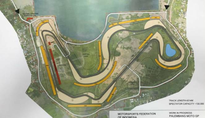 Sudah Sejauh Mana Progres Sirkuit MotoGP di Palembang?