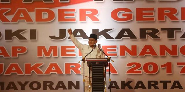 Sindiran Prabowo: Maaf kita bukan penguasa, tidak punya TV dan koran