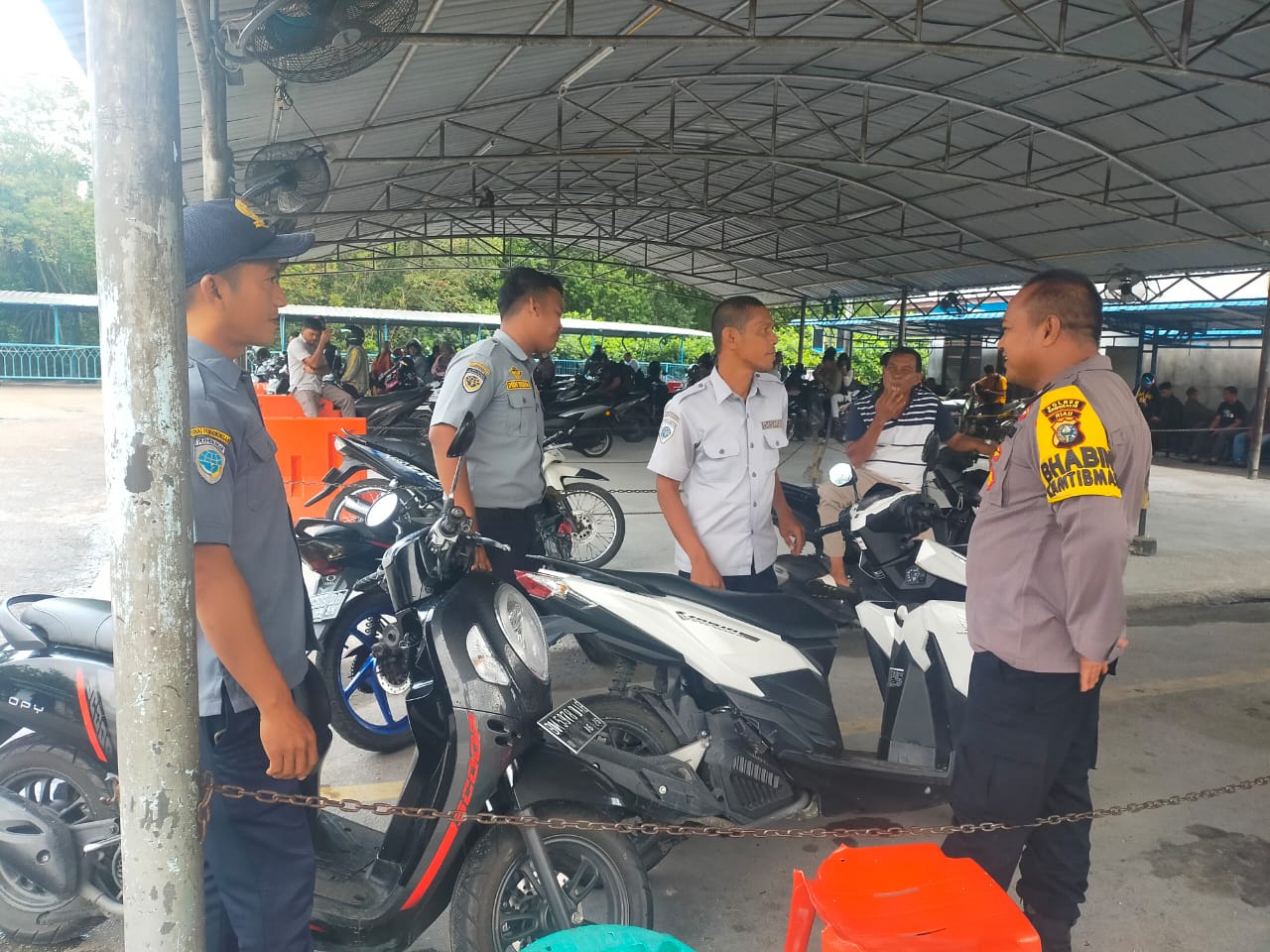 Polsek Bengkalis Jalin Kerja Sama dengan Dishub untuk Ciptakan Kondusivitas Jelang Pilkada