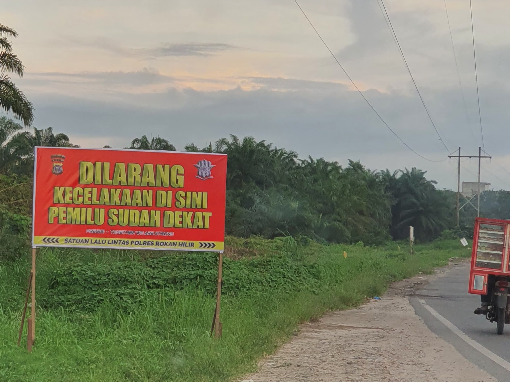 Dilarang Kecelakaan Disini, Pemilu Sudah Dekat