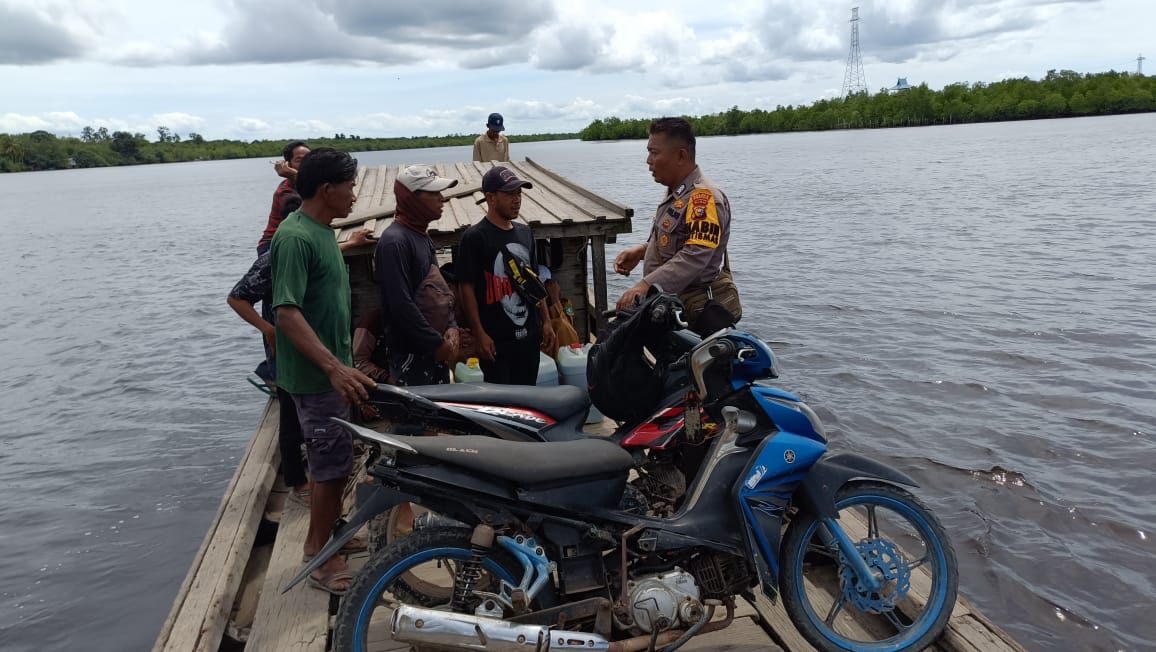 Polsek Rupat Utara Terus Gaungkan Cooling System untuk Pemilu Damai di Wilayah Suku Akit