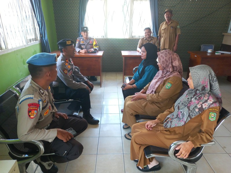 Polsek Minas Gelar Cooling System, Ajak Warga Minas Barat Sukseskan Pilkada Damai