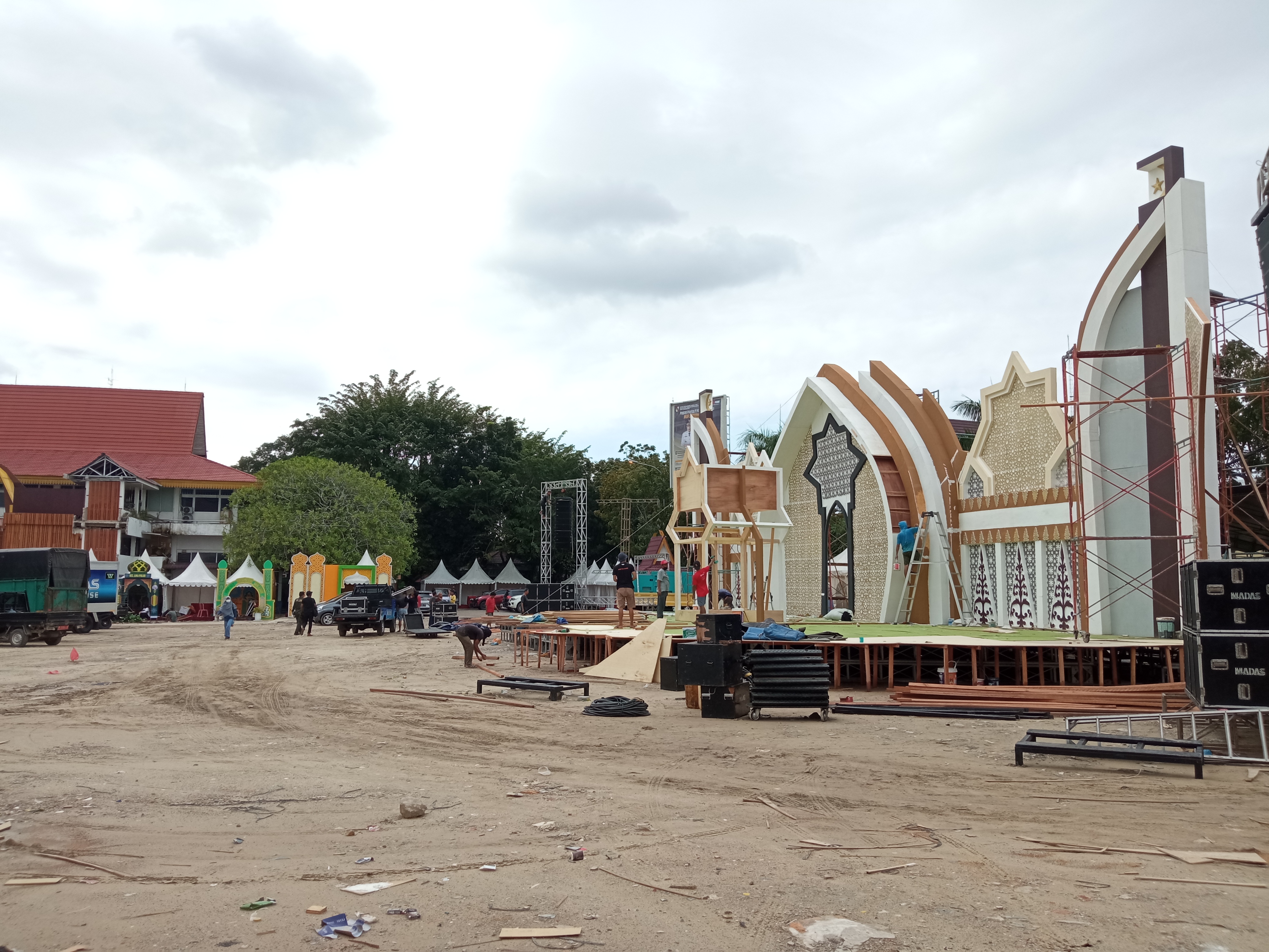 Dipusatkan di Halaman MPP, Pembangunan Astaka MTQ Pekanbaru Digesa