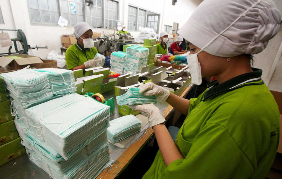 Stok Terbatas, Harga Masker Melejit di Jakarta Utara