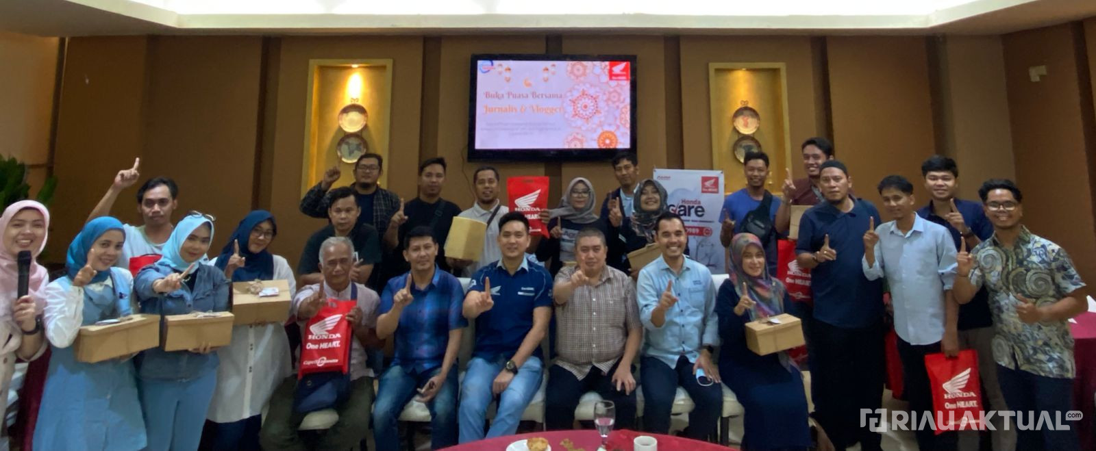 Jalin Silaturahmi, Capella Honda Ajak Jurnalis dan Vlogger Buka Puasa Bersama