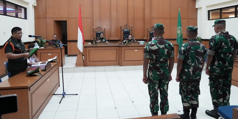 Oditur Militer Tuntut Hukuman Mati kepada Para Terdakwa Pembunuhan Imam Masykur