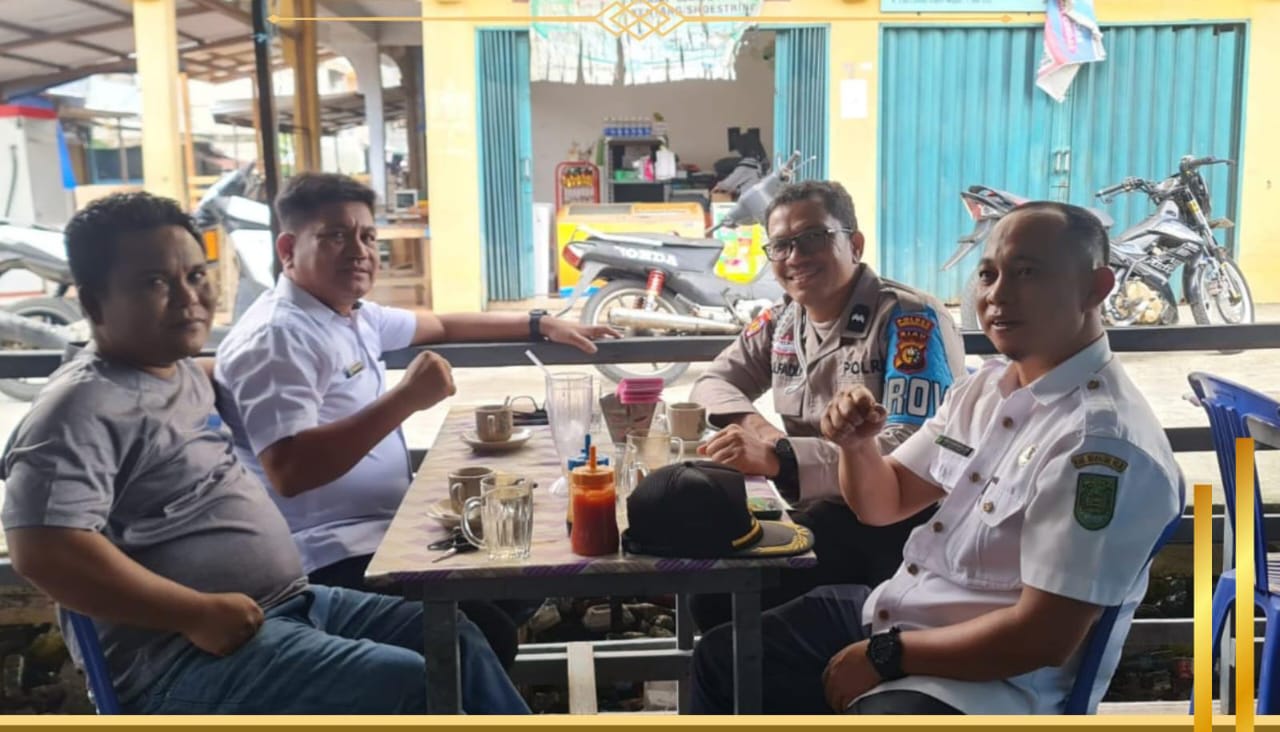 Cooling System, Polsek Tanah Merah Sambangi Masyarakat Imbau Hindari Berita Hoax