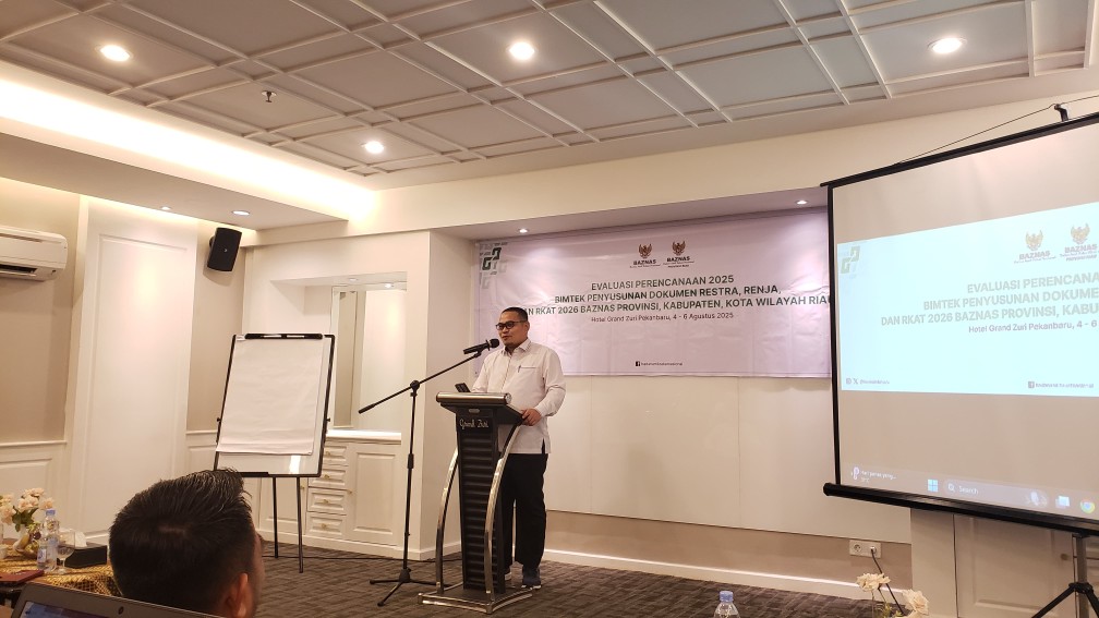 Baznas Riau Gelar Evaluasi dan Bimtek Perencanaan Pengelolaan Zakat Tahun 2026