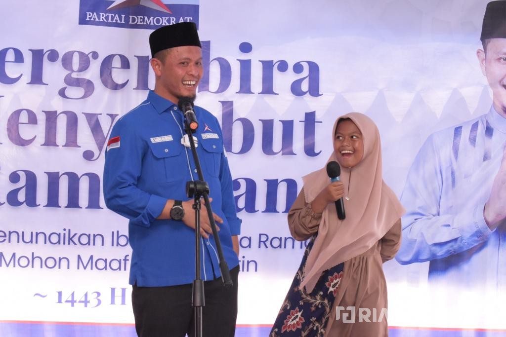 Sambut Ramadhan, Demokrat Riau Gelar Kegiatan Berbagi Kebahagiaan