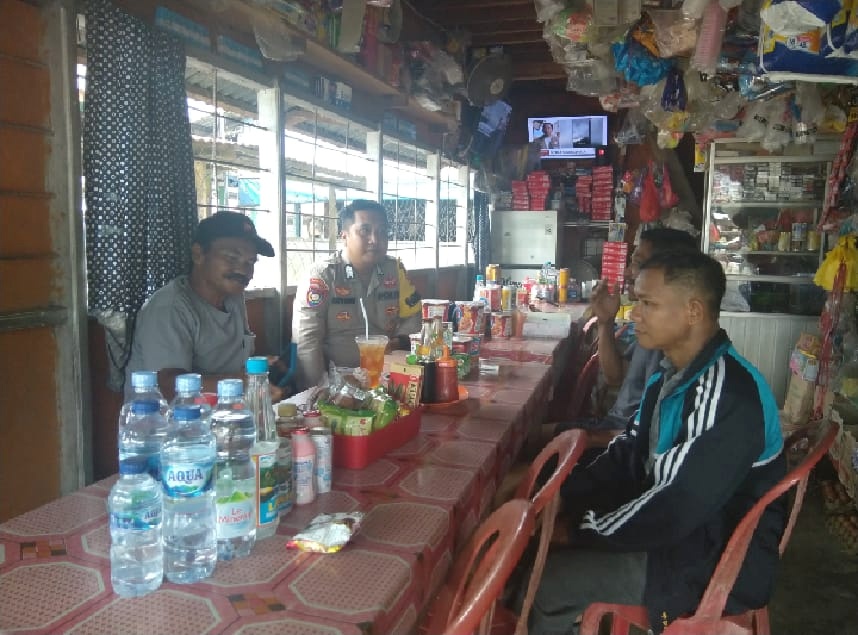 Polsek Batang Tuaka Gelar Cooling System Pilkada, Jalin Silaturahmi di Desa Kuala Batu