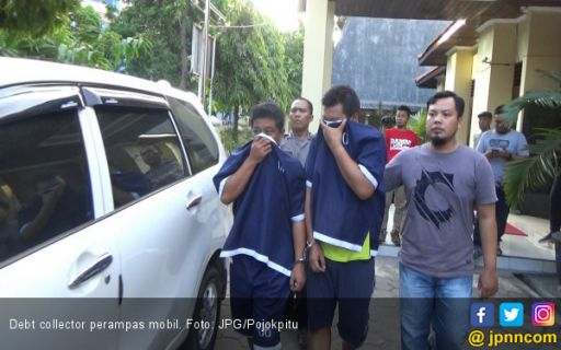 Paksa Tarik Mobil Kredit, 2 Debt Collector Ditangkap Polisi