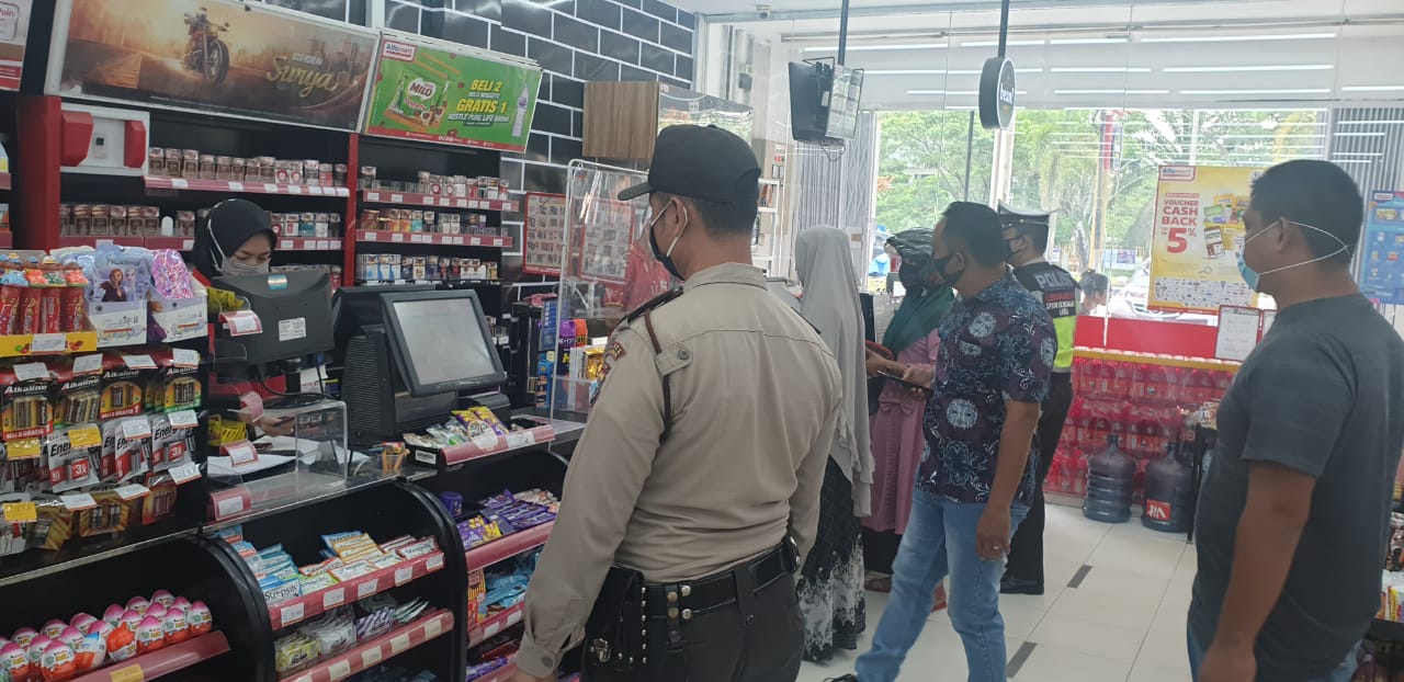 Pantau Keramaian, Polsek Pangkalan Kerinci Lakukan Patroli C3