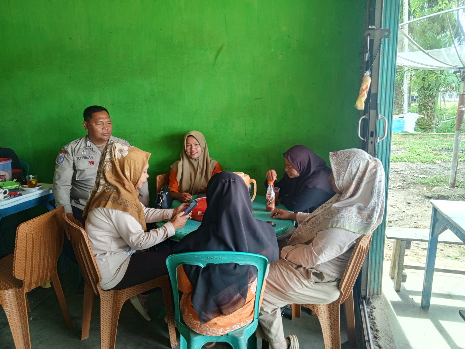 Polsek Hulu Kuantan Gelar Cooling System untuk Jaga Kondusivitas Pasca Pilkada 2024