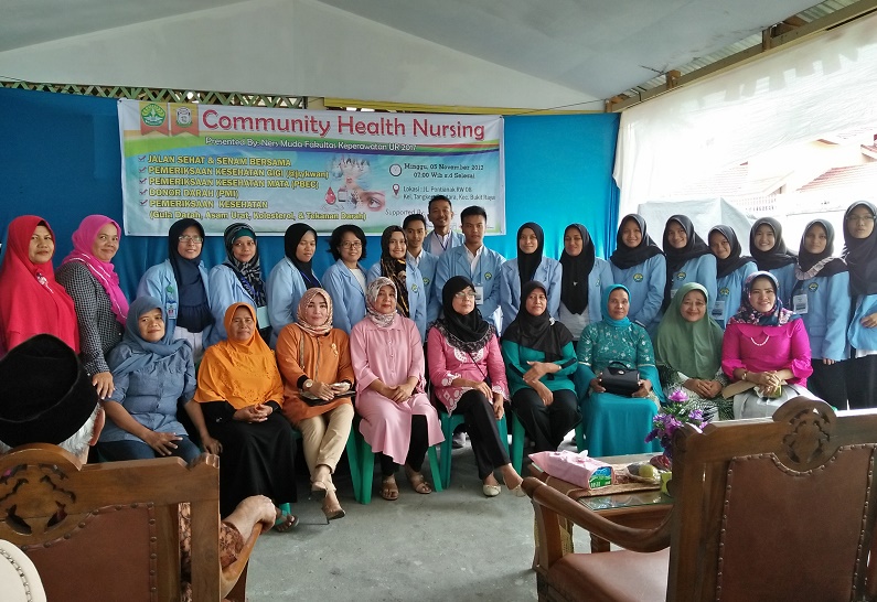 Masa Tugas Community Health Nursing 2017 Berakhir,  Mahasiswa Keperawatan UR Buat Program RW Siaga