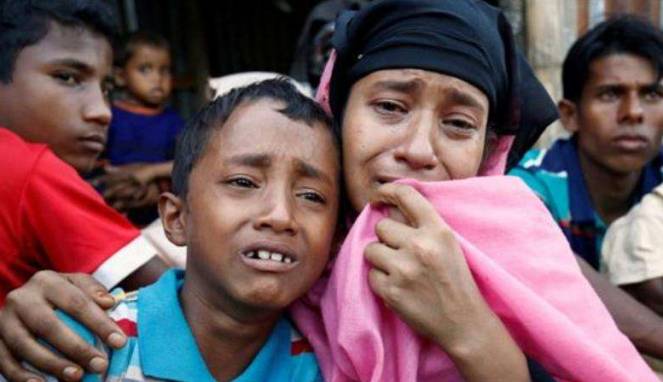 Anak-anak Rohingya Pun Jadi Korban Pembantaian Myanmar