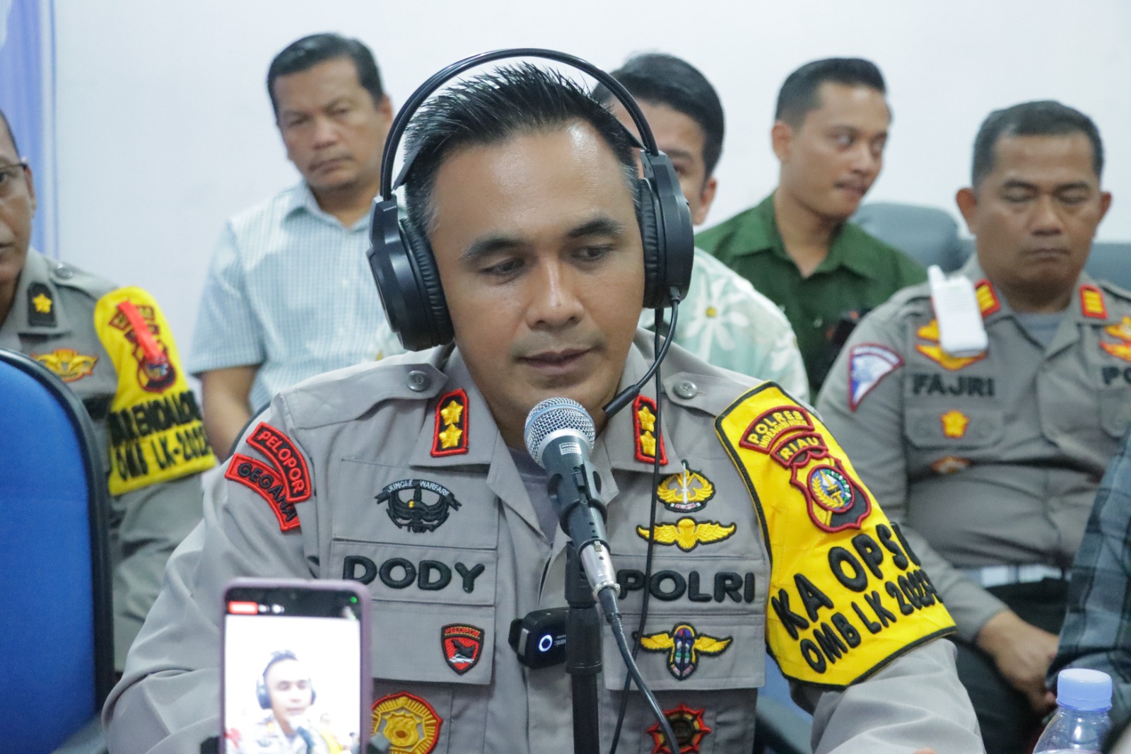 Progam Kepo In, Kapolres Inhu Imbau Masyarakat Wujudkan Pemilu Damai 2024 Lewat Radio