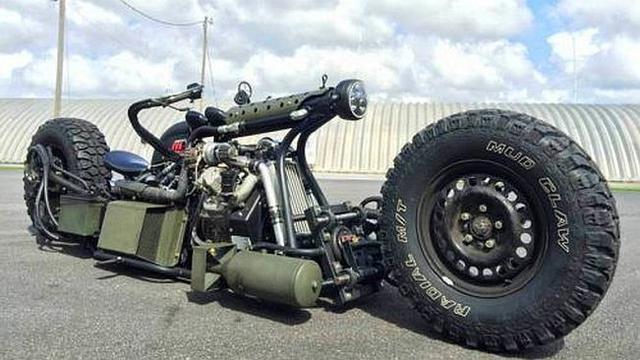 HIi.. Menyeramkan, Motor Ini Hasil Mutilasi Mobil Suzuki Swift dan Toyota Camry