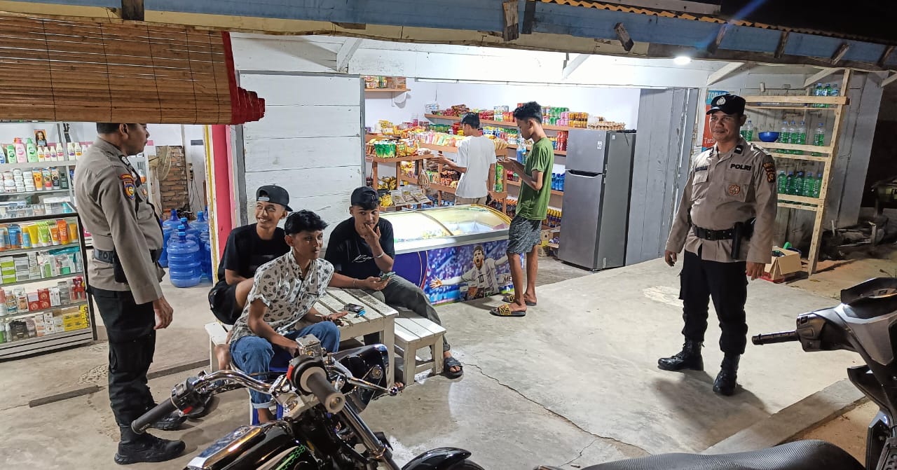 Cegah Aksi Premanisme, Polsek Bangko Pusako Gencarkan Patroli Malam di Titik Rawan