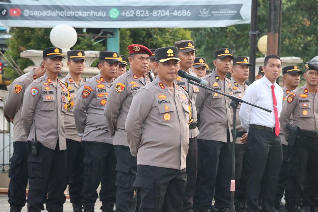 Kapolres Rohul Pastikan Tahap Cabut Undi Nomor Urut Pilkada 2024 Berjalan Aman dan Kondusif