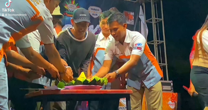 Anniversary ke 12, Ratusan Member YVCI Penuh Taman Jalur Kuansing