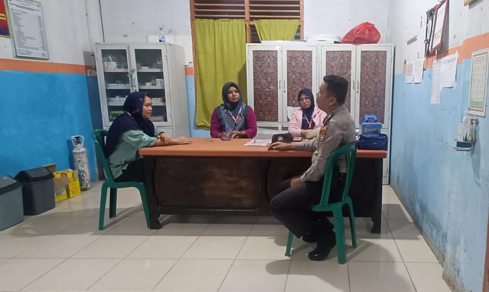 Usai Tahapan Pilkada 2024, Polsek Bangko Pusako Lanjutkan Cooling System