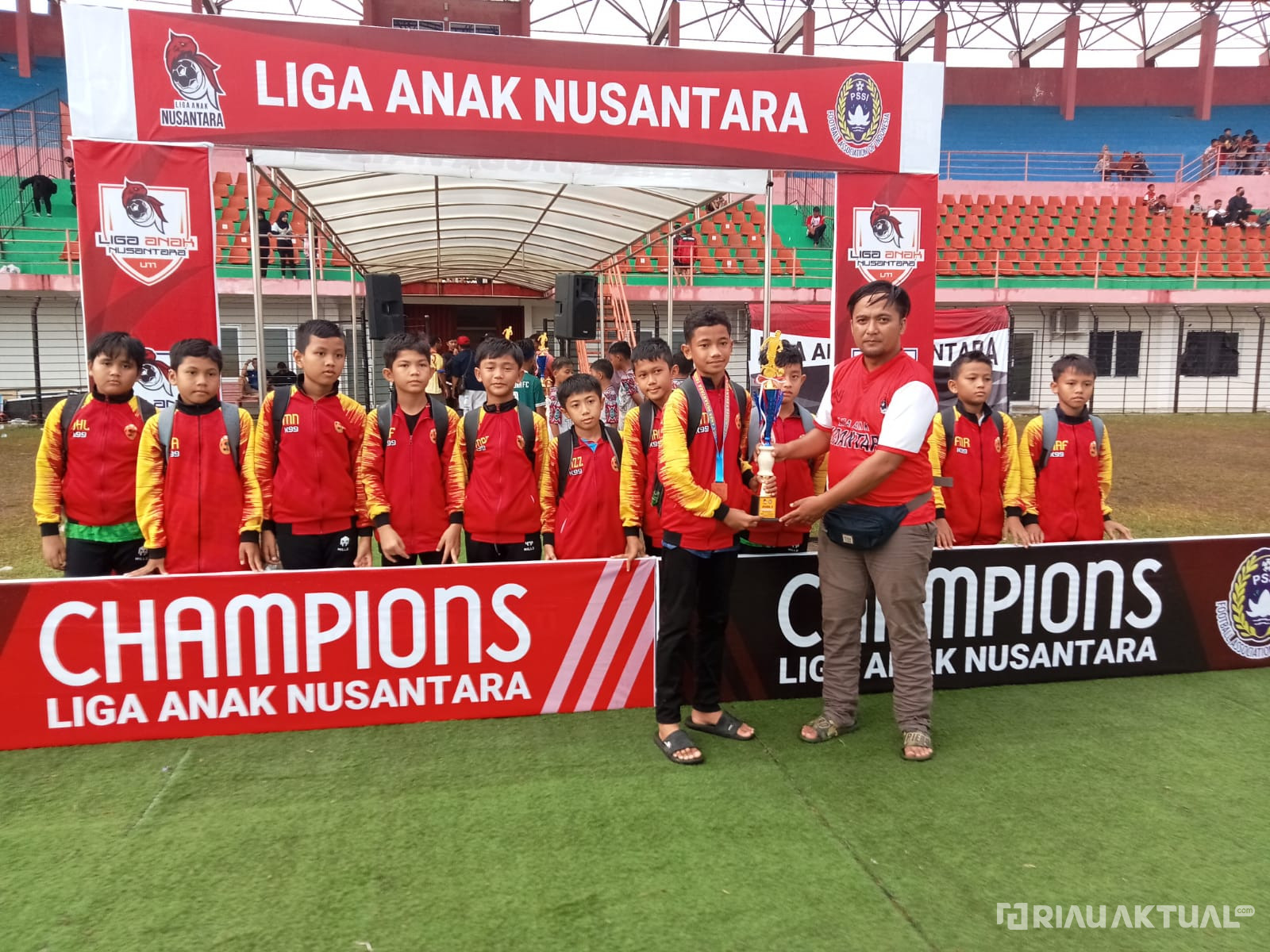 SSB PTPN V Pekanbaru Raih Juara III Liga Anak Nusantara