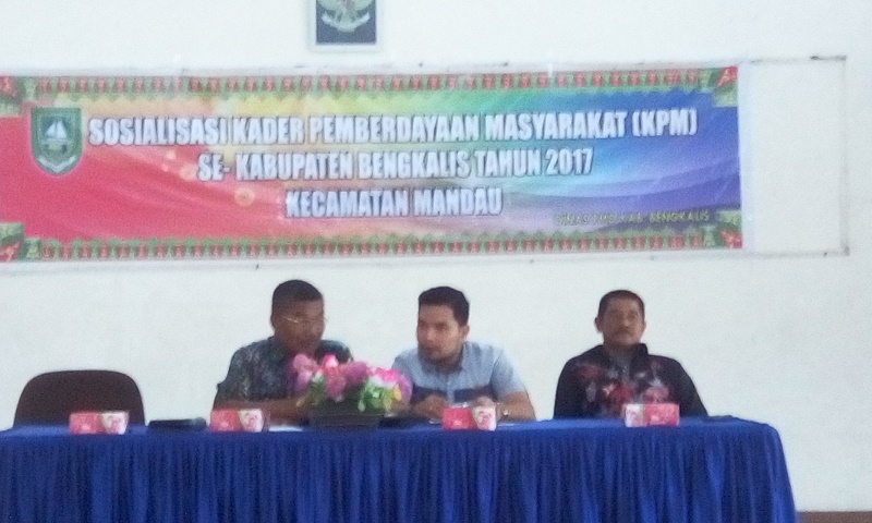 Dinas PMD Bengkalis Lakukan Sosialisasi KPM Di Duri