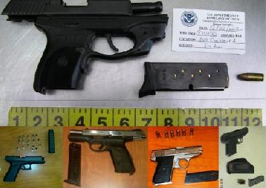 Selama 2012, Bandara AS Temukan 1.500 Pistol